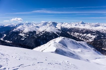 Vennspitze, Blick weit über den Padauner Berg hinaus