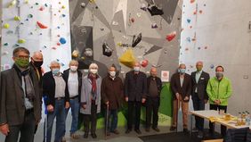 Gruppenfoto Ehrung langjähriger Vereinsmitglieder
