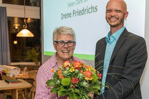 Irene Friedrichs greift seit 15 Jahren der Geschäftsstelle des DAV Reutlingens tatkräftig unter die Arme.